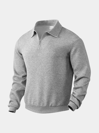 Men’s Knit Sweater – Sandmoor Luxe Casual Everyday Knitwear SPECTER