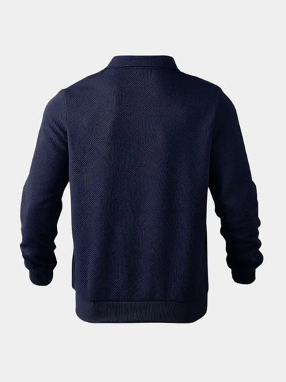 Men’s Knit Sweater – Sandmoor Luxe Casual Everyday Knitwear SPECTER