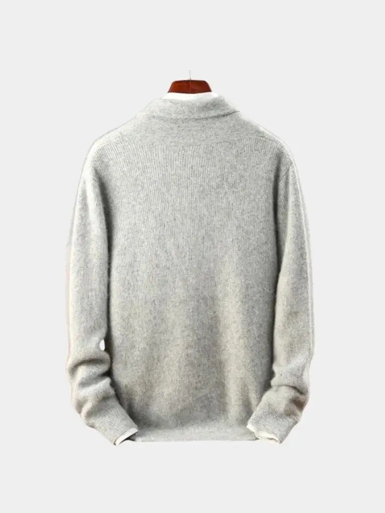 Men’s Cashmere Sweater – Soft Haven Soft Luxury Knit SPECTER