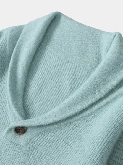 Men’s Cashmere Sweater – Soft Haven Soft Luxury Knit SPECTER