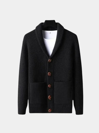 Men’s Cardigan Sweater – Sophisticated Casual Everyday Knitwear SPECTER