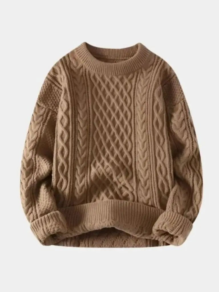 Men’s Knit Sweater – The Belmont Casual Everyday Knitwear SPECTER