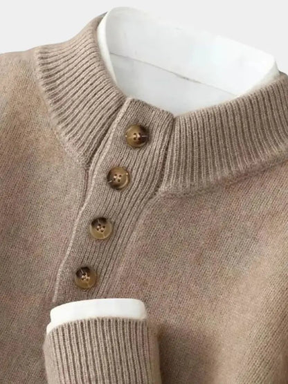 Men’s Cashmere Sweater – Timeless Luxe Pullover Soft Luxury Knit SPECTER