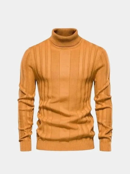 Men’s Knit Knit Sweater – Turtleneck Knitwear Pullover Casual Everyday Knitwear SPECTER