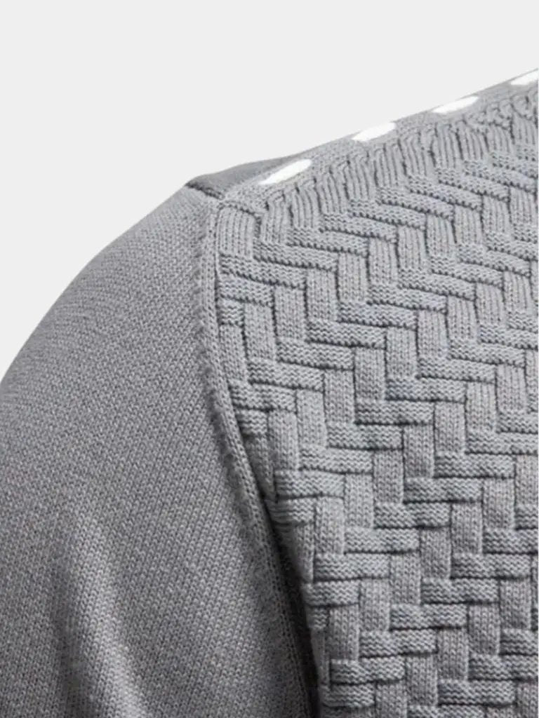 Men’s Knit Cardigan Sweater – Neck Knitwear Casual Everyday Knitwear SPECTER