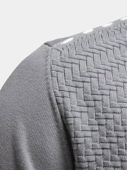 Men’s Knit Cardigan Sweater – Neck Knitwear Casual Everyday Knitwear SPECTER